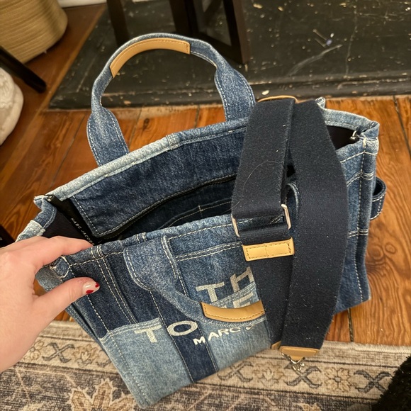 Marc Jacobs Denim Patchwork Tote Bag - Picture 3 of 5